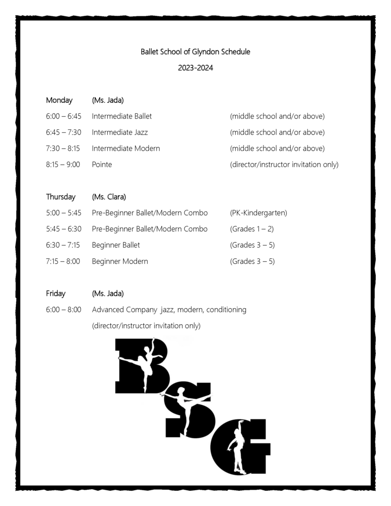 Schedule 23-24 Schedule 23-24